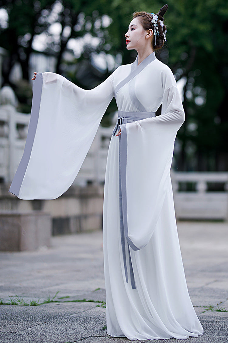 Lolita Dress - Simple Chinese Style, White, Chinese-Inspired Style, Sweet Style - additional product view 4