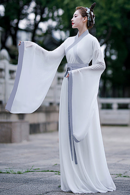 Lolita Dress - Simple Chinese Style, White, Chinese-Inspired Style, Sweet Style - additional product view 4