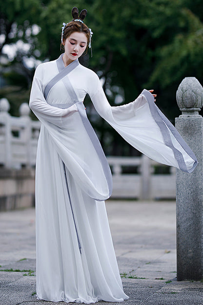 Lolita Dress - Simple Chinese Style, White, Chinese-Inspired Style, Sweet Style - additional product view 5
