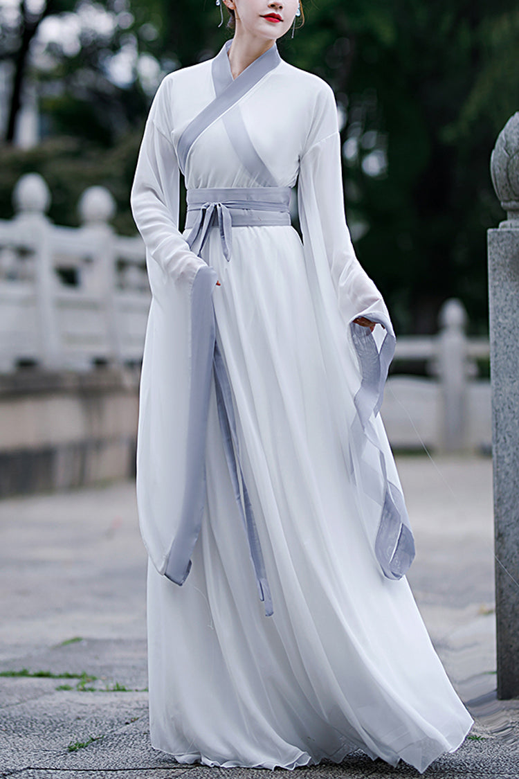 Lolita Dress - Simple Chinese Style, White, Chinese-Inspired Style, Sweet Style - main product image