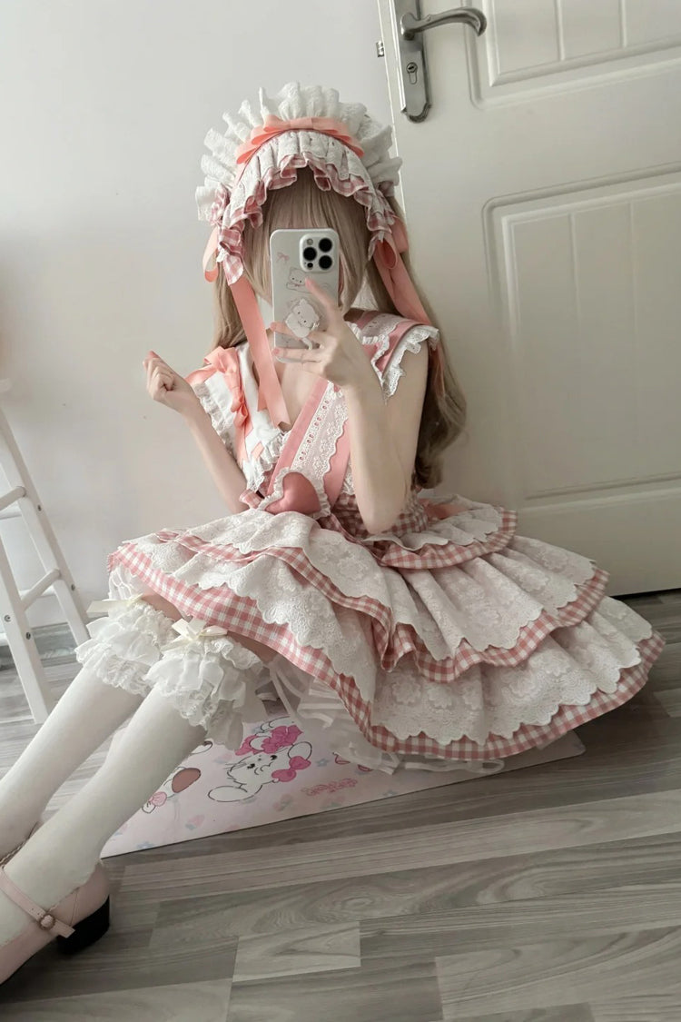 Lolita Dress - Star Grant Angel, Pink, Printed, Layered, Sweet Style - additional product view 7