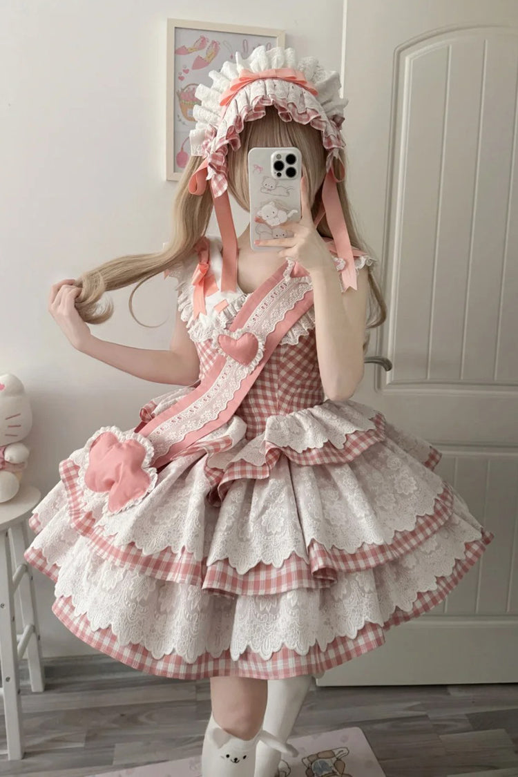 Lolita Dress - Star Grant Angel, Pink, Printed, Layered, Sweet Style - additional product view 8