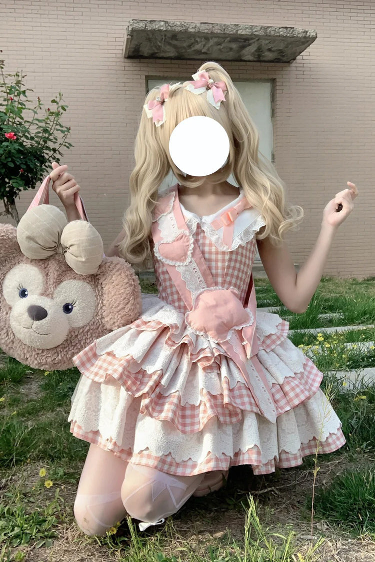 Lolita Dress - Star Grant Angel, Pink, Printed, Layered, Sweet Style - additional product view 9