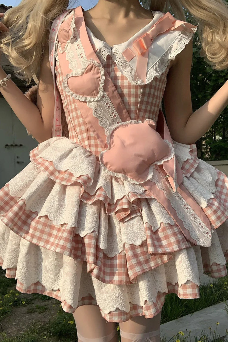 Lolita Dress - Star Grant Angel, Pink, Printed, Layered, Sweet Style - additional product view 11