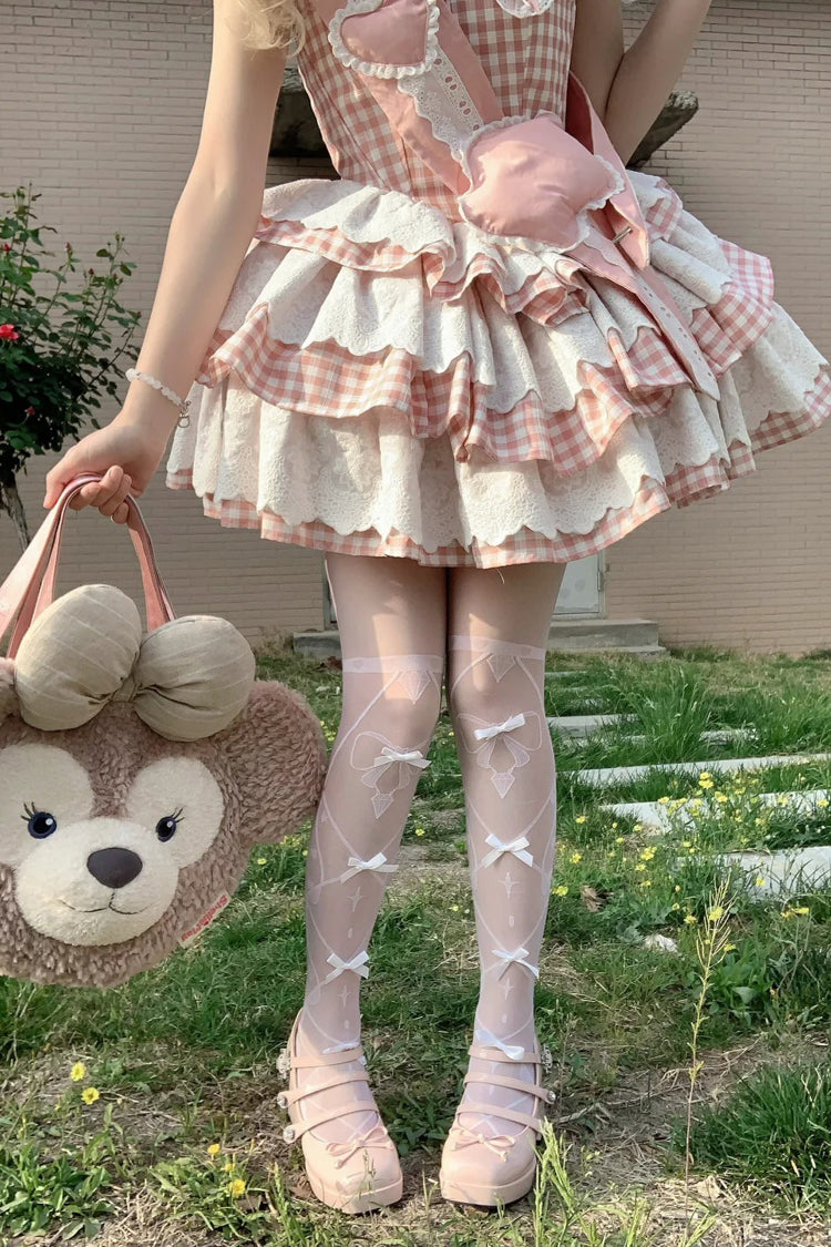 Lolita Dress - Star Grant Angel, Pink, Printed, Layered, Sweet Style - additional product view 12