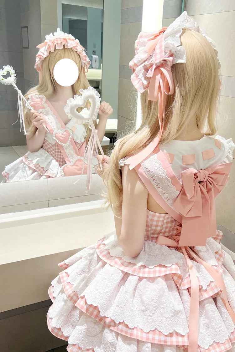 Lolita Dress - Star Grant Angel, Pink, Printed, Layered, Sweet Style - additional product view 16