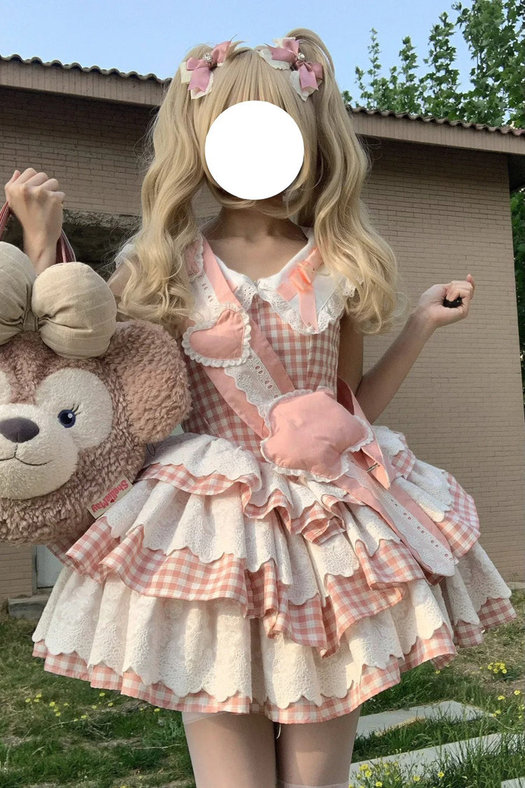 Lolita Dress - Star Grant Angel, Pink, Printed, Layered, Sweet Style - main product image