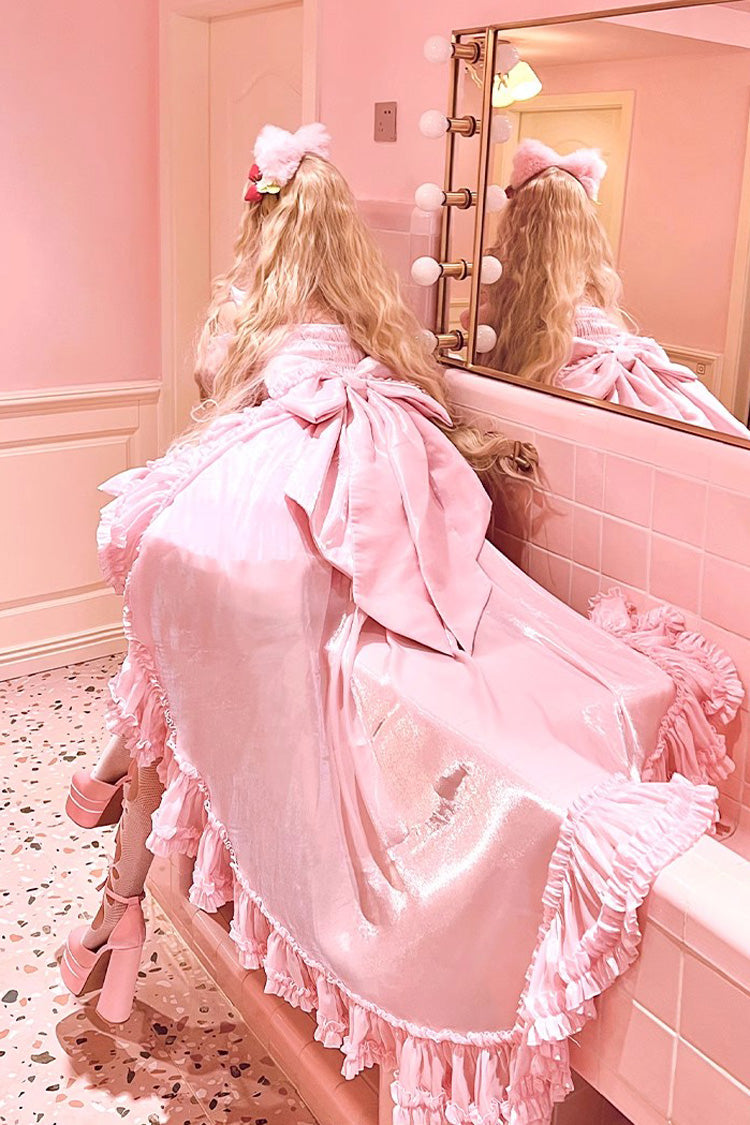 Lolita Dress - Strawberry Magic Girl Party, Pink, Sweet Style - additional product view 9