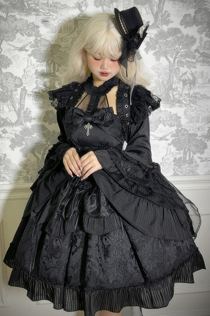 Lolita Dress - The Mystery Of The Doll, 4 Colors, Short Version, Long Version, Long Length - additional product view 3