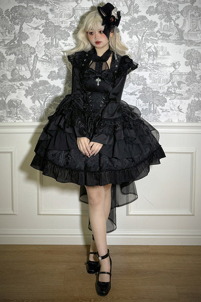 Lolita Dress - The Mystery Of The Doll, 4 Colors, Short Version, Long Version, Long Length - additional product view 12