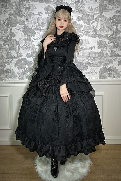 Lolita Dress - The Mystery Of The Doll, 4 Colors, Short Version, Long Version, Long Length - additional product view 20