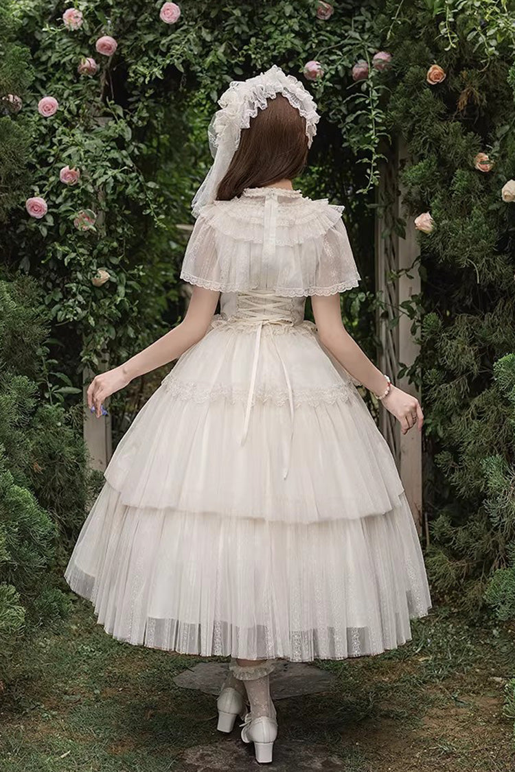Lolita Dress - The Oath Of White Mist, 2 Colors, Long Length, Short Length, Ruffled - additional product view 19