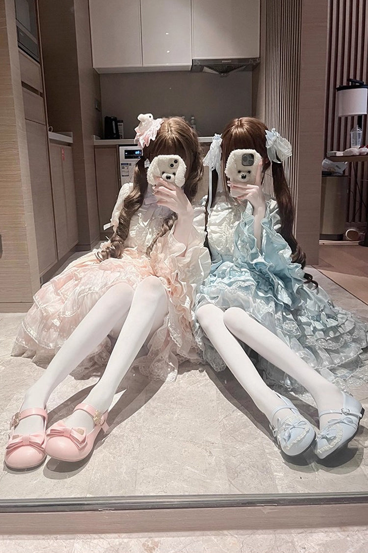 Lolita Dress - The Soloist Doll, Pink, Long Sleeves, Sweet Style, Bow Detail - additional product view 10