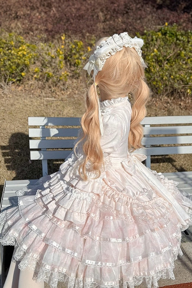 Lolita Dress - The Soloist Doll, Pink, Long Sleeves, Sweet Style, Bow Detail - additional product view 14