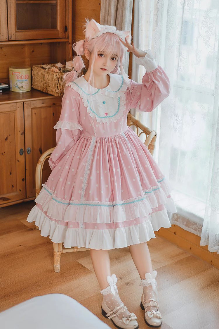 Lolita Dress - Toffee Bobo, 3 Colors, Sweet Style, Ruffled, Printed - additional product view 8