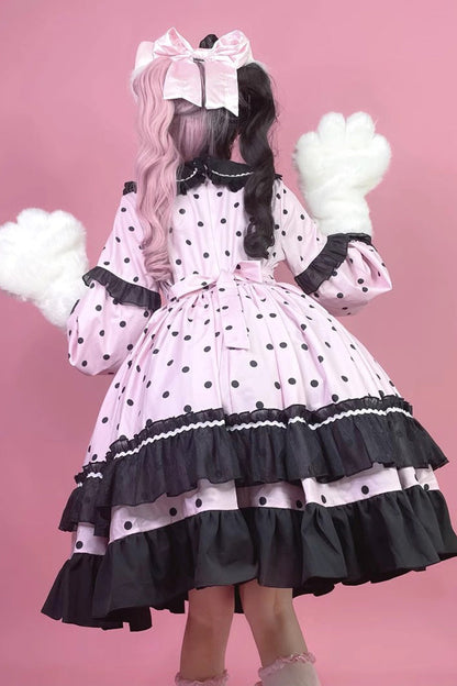 Lolita Dress - Toffee Bobo, 3 Colors, Sweet Style, Ruffled, Printed - additional product view 10