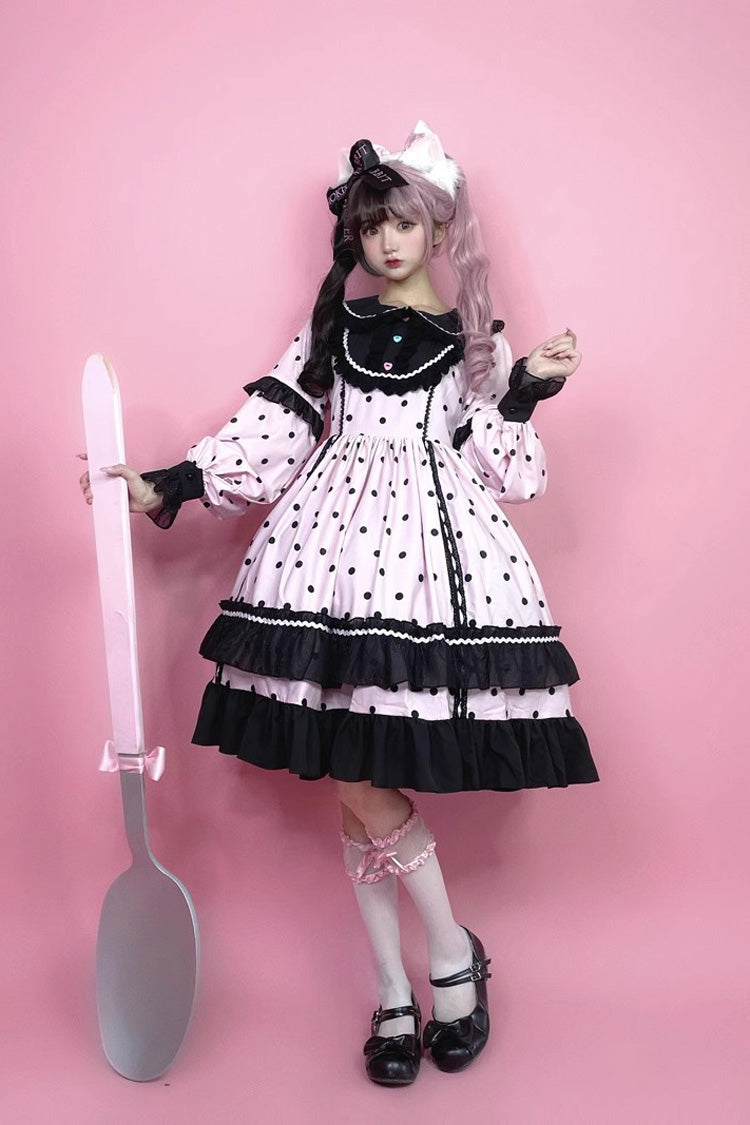 Lolita Dress - Toffee Bobo, 3 Colors, Sweet Style, Ruffled, Printed - additional product view 13