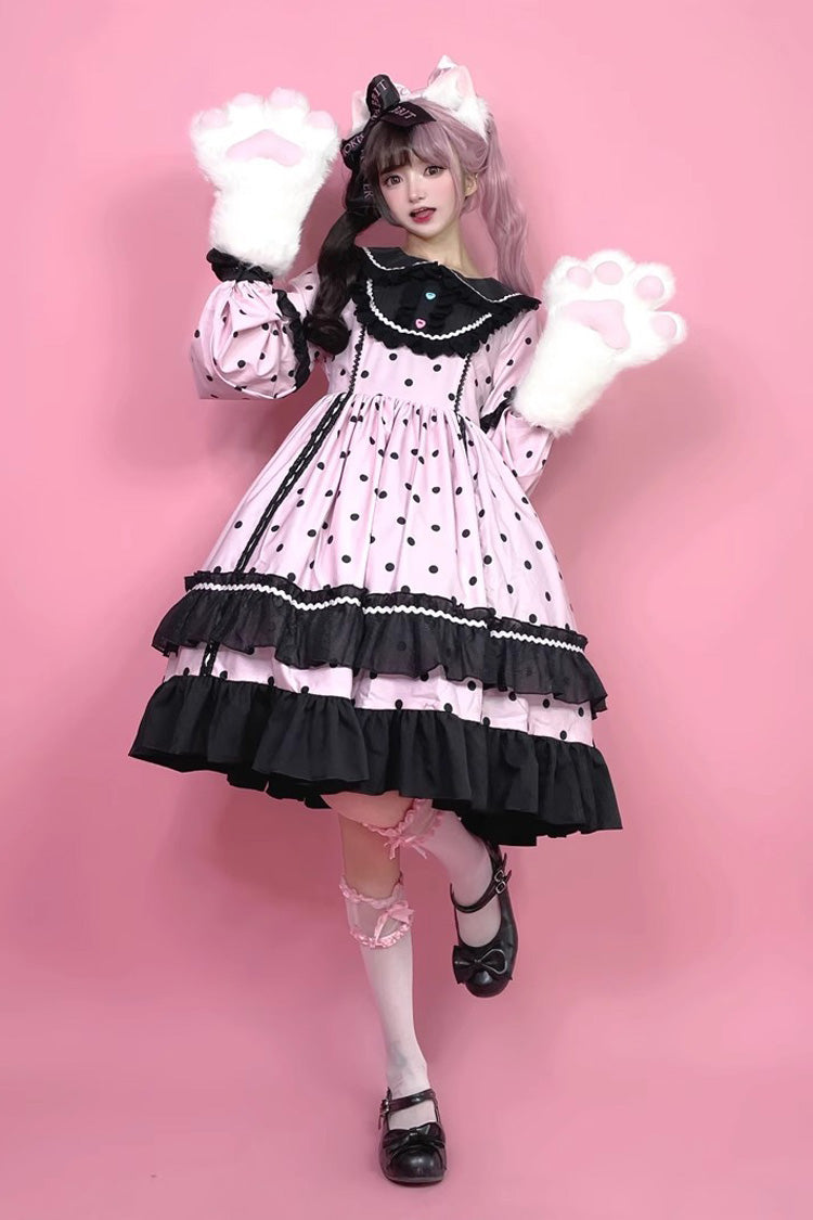 Lolita Dress - Toffee Bobo, 3 Colors, Sweet Style, Ruffled, Printed - additional product view 15