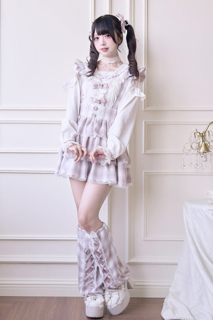 Lolita Dress - Triple-layered Plaid Print, Pink, Plaid, Printed, Sweet Style - additional product view 4