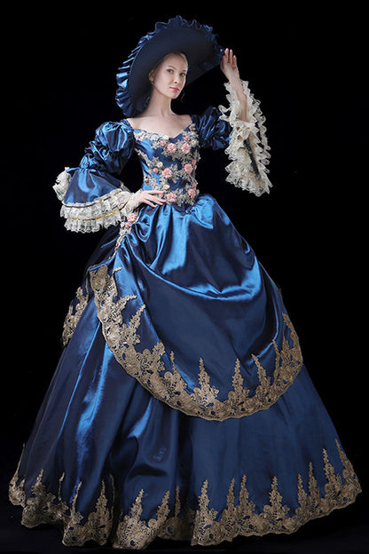 Lolita Dress - Trumpet Sleeves High Waisted, 2 Colors, High Waist, Victorian Style - additional product view 2
