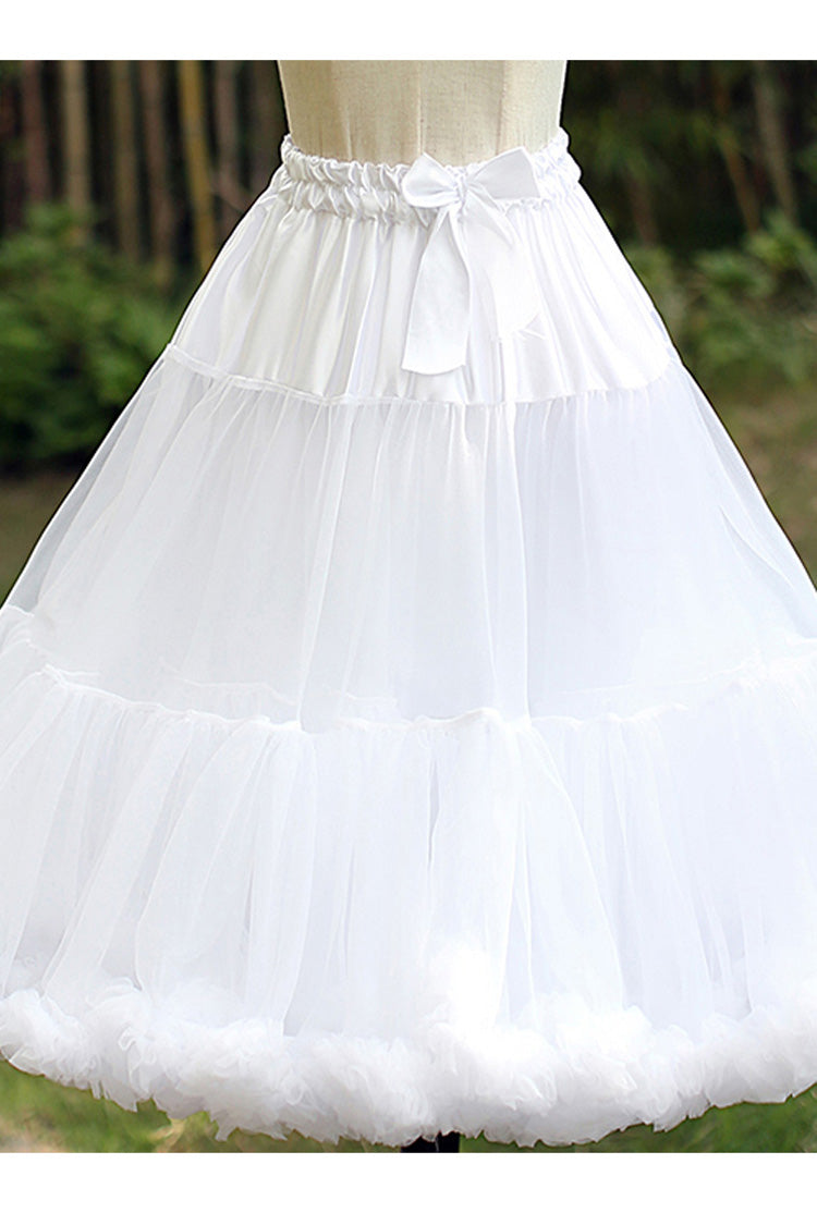 Lolita Dress Underskirt - Cotton Super Fluffy Violence, White, Sweet Style - additional product view 2