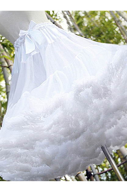 Lolita Dress Underskirt - Cotton Super Fluffy Violence, White, Sweet Style - additional product view 3