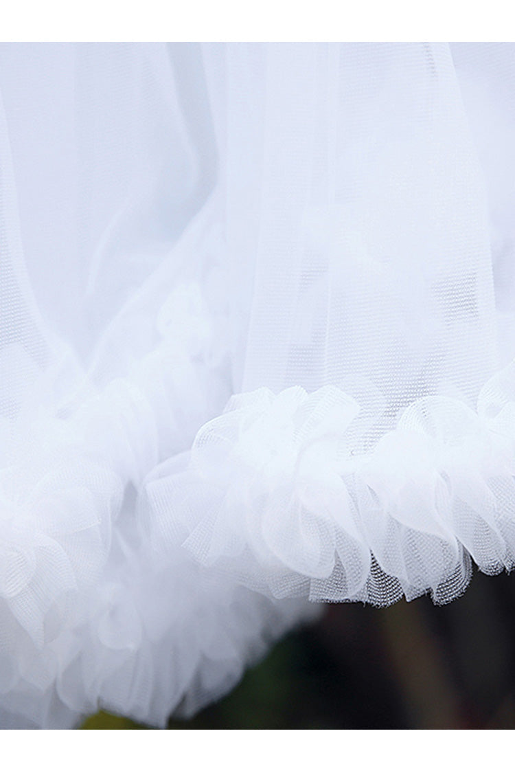 Lolita Dress Underskirt - Cotton Super Fluffy Violence, White, Sweet Style - additional product view 4