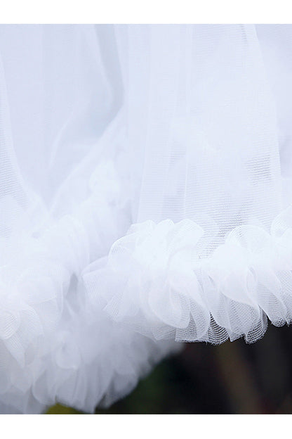 Lolita Dress Underskirt - Cotton Super Fluffy Violence, White, Sweet Style - additional product view 4