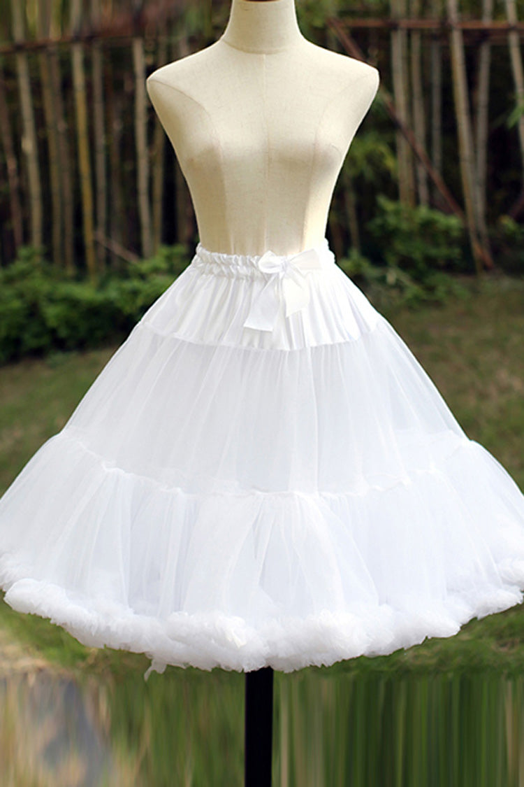 Lolita Dress Underskirt - Cotton Super Fluffy Violence, White, Sweet Style - main product image