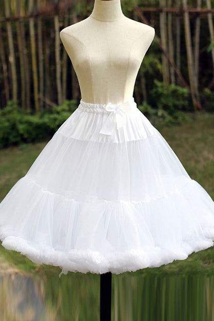 Lolita Dress Underskirt - Cotton Super Fluffy Violence, White, Sweet Style - main product image