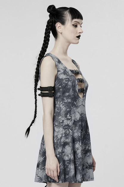 Lolita Dress - V Collar Buckle Color, 2 Colors, Buckle Detail, Women's Style - additional product view 9