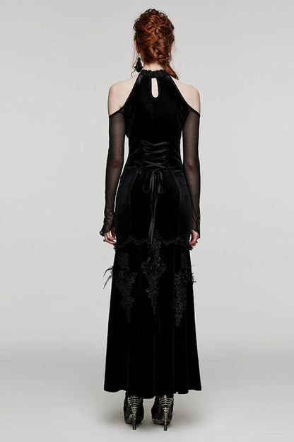Lolita Dress - V Collar Off Shoulder Hollow, 2 Colors, Women's Style, Long Sleeves - additional product view 11