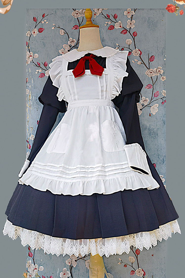 Lolita Dress - Violent Maid, 2 Colors, Puff Sleeves, Long Sleeves, Classic Style - additional product view 11