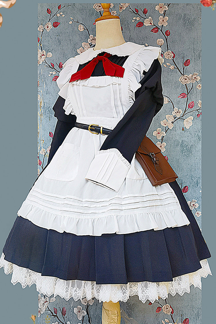 Lolita Dress - Violent Maid, 2 Colors, Puff Sleeves, Long Sleeves, Classic Style - additional product view 12