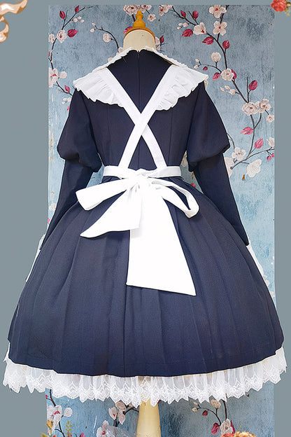 Lolita Dress - Violent Maid, 2 Colors, Puff Sleeves, Long Sleeves, Classic Style - additional product view 13