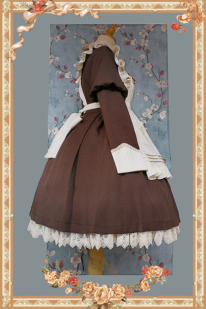 Lolita Dress - Violent Maid, 2 Colors, Puff Sleeves, Long Sleeves, Classic Style - additional product view 15