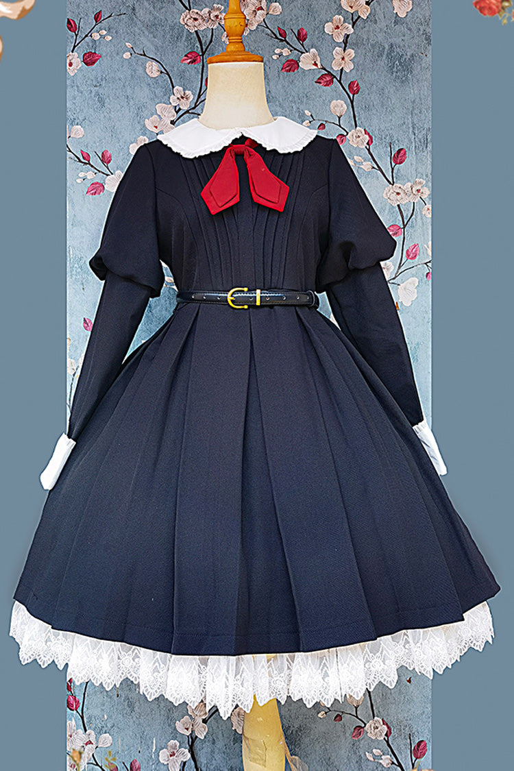Lolita Dress - Violent Maid, 2 Colors, Puff Sleeves, Long Sleeves, Classic Style - additional product view 17