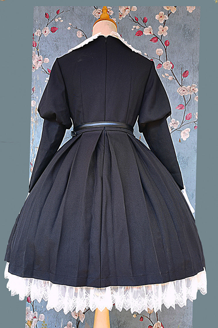 Lolita Dress - Violent Maid, 2 Colors, Puff Sleeves, Long Sleeves, Classic Style - additional product view 18