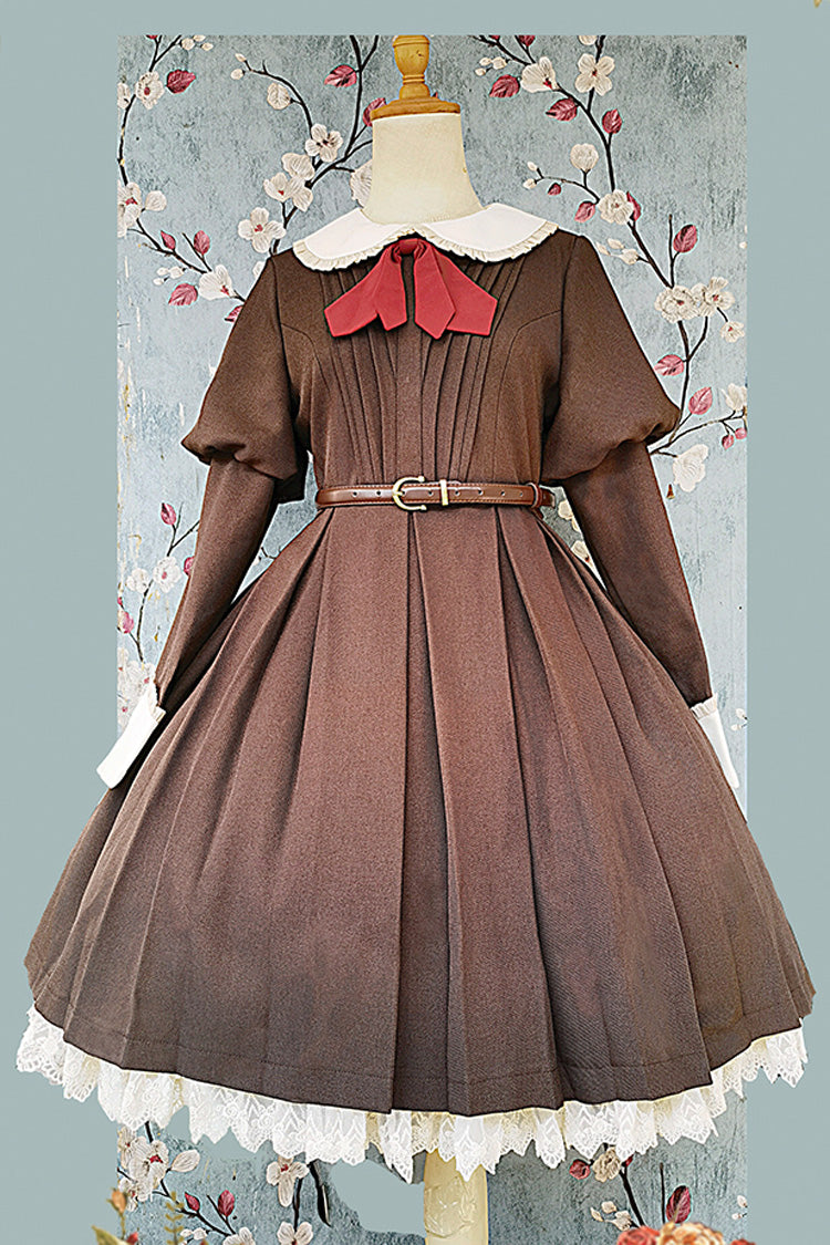 Lolita Dress - Violent Maid, 2 Colors, Puff Sleeves, Long Sleeves, Classic Style - additional product view 19
