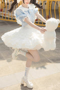 White/Blue