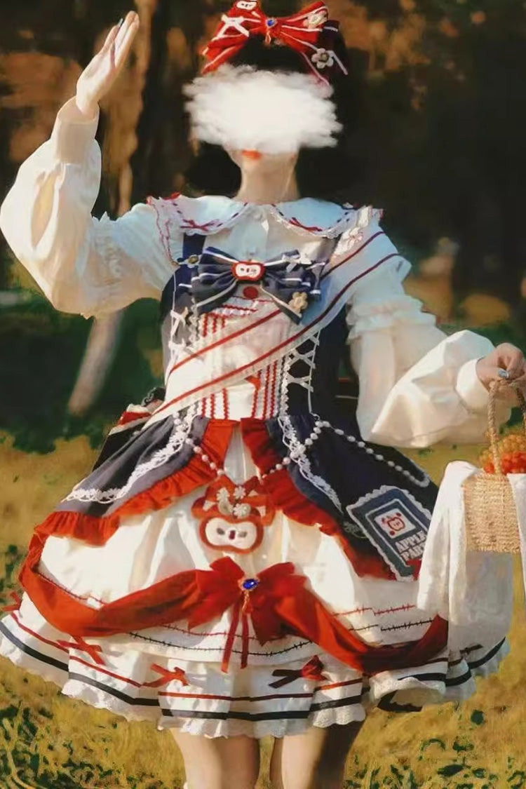 Lolita Dress - Witch Gina, Multi-Color, Printed, Sweet Style, Bow Detail - additional product view 2