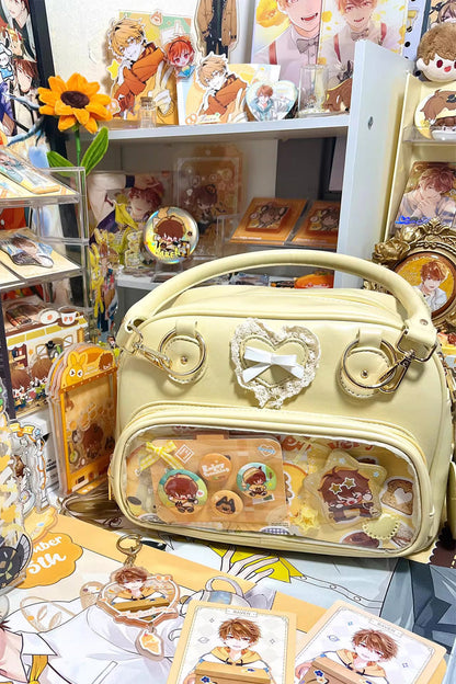 Lolita Itabag - Anime-style Transparent Bow, 5 Colors, Bow Detail, Sweet Style - additional product view 3