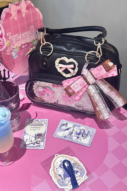 Lolita Itabag - Anime-style Transparent Bow, 5 Colors, Bow Detail, Sweet Style - additional product view 7