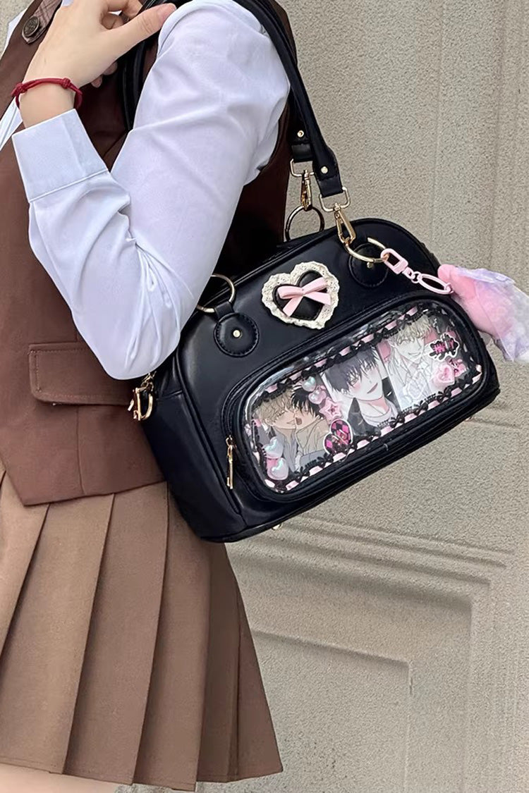Lolita Itabag - Anime-style Transparent Bow, 5 Colors, Bow Detail, Sweet Style - additional product view 8