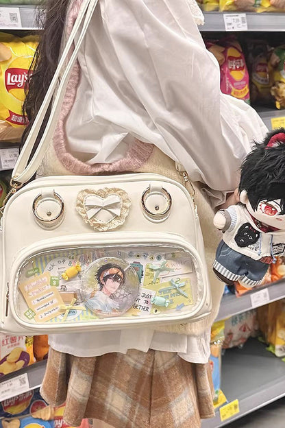 Lolita Itabag - Anime-style Transparent Bow, 5 Colors, Bow Detail, Sweet Style - additional product view 15