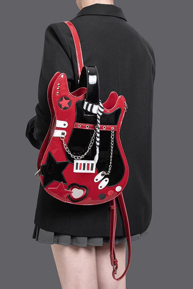 Lolita Itabag - Guitar Heart Creative, 4 Colors, Embroidered, Sweet Style - additional product view 5