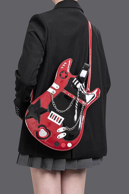 Lolita Itabag - Guitar Heart Creative, 4 Colors, Embroidered, Sweet Style - additional product view 11