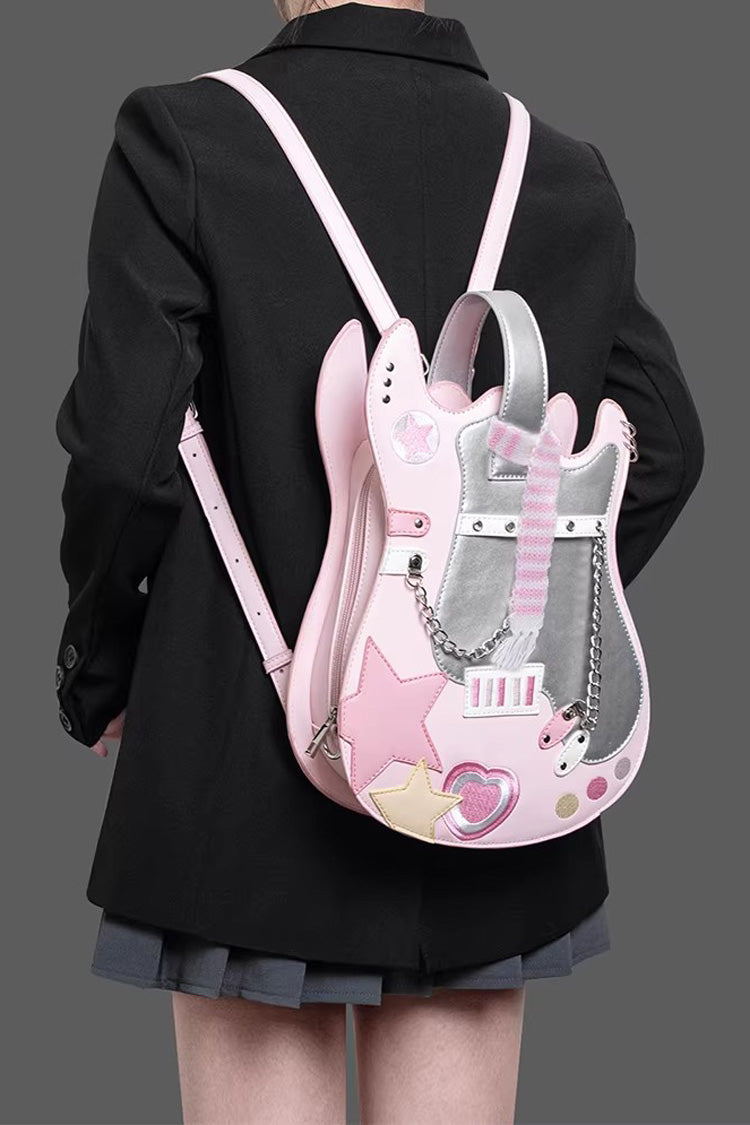 Lolita Itabag - Guitar Heart Creative, 4 Colors, Embroidered, Sweet Style - additional product view 12