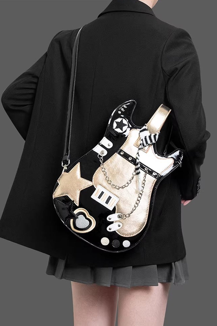 Lolita Itabag - Guitar Heart Creative, 4 Colors, Embroidered, Sweet Style - additional product view 16