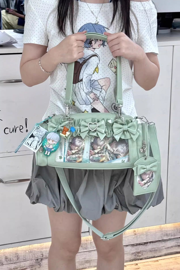 Lolita Itabag - Heart-shaped Metal Decoration, 5 Colors, Bow Detail, Sweet Style - additional product view 10